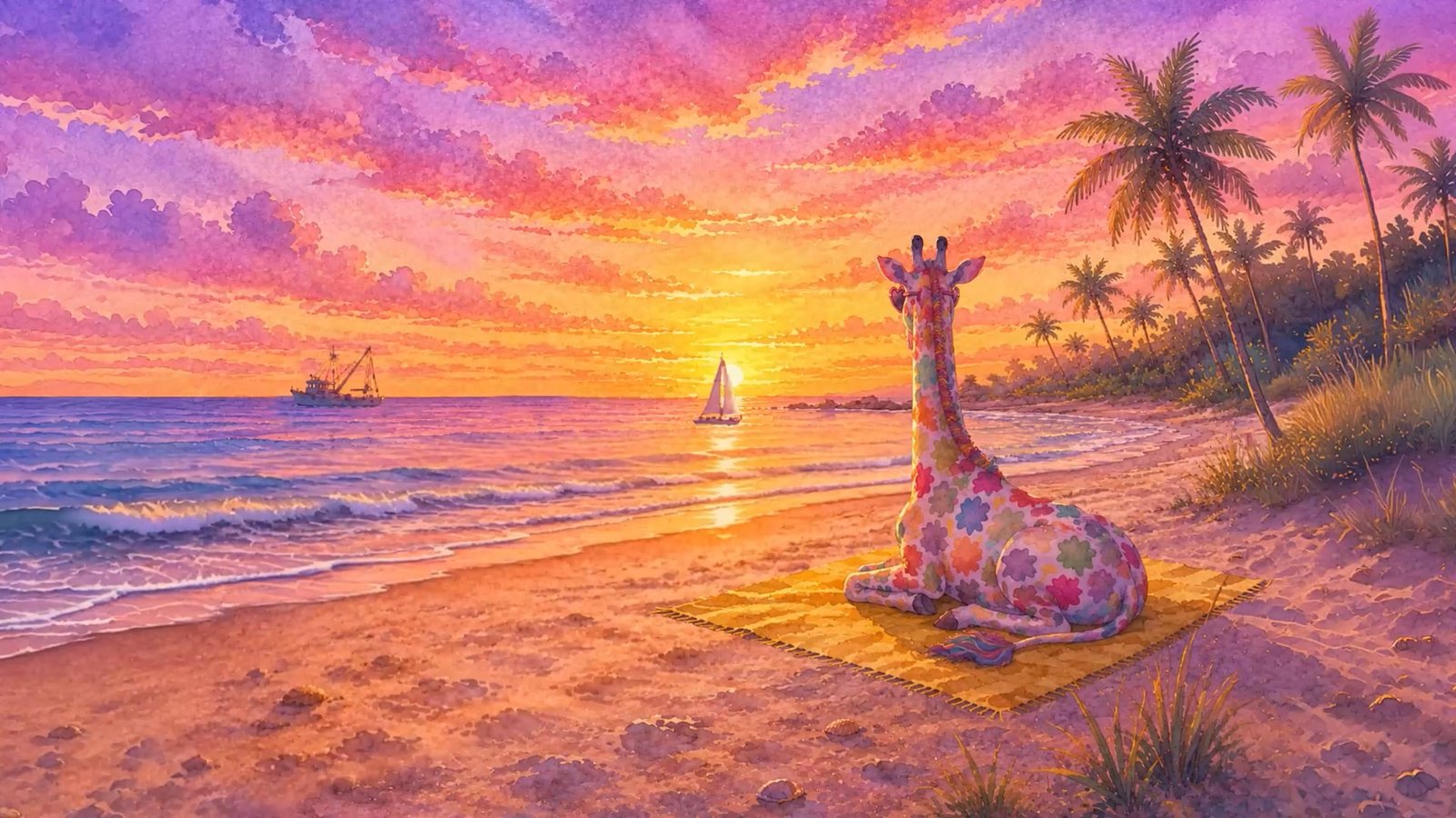 CoGlo Dreamtime™: Beach Sunset