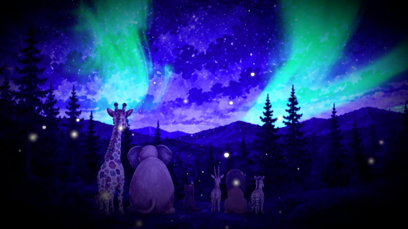 CoGlo Dreamtime™: Fireflies in the Mountains